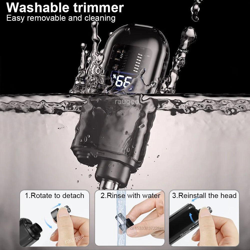 Nose Hair Trimmer Rechargeable Electric Nose Hair Remover Men Eyebrow Hair Shaving Razor Mini Pocket Portable Nose Hair Clipper - flohmarkt-deutschland.shop