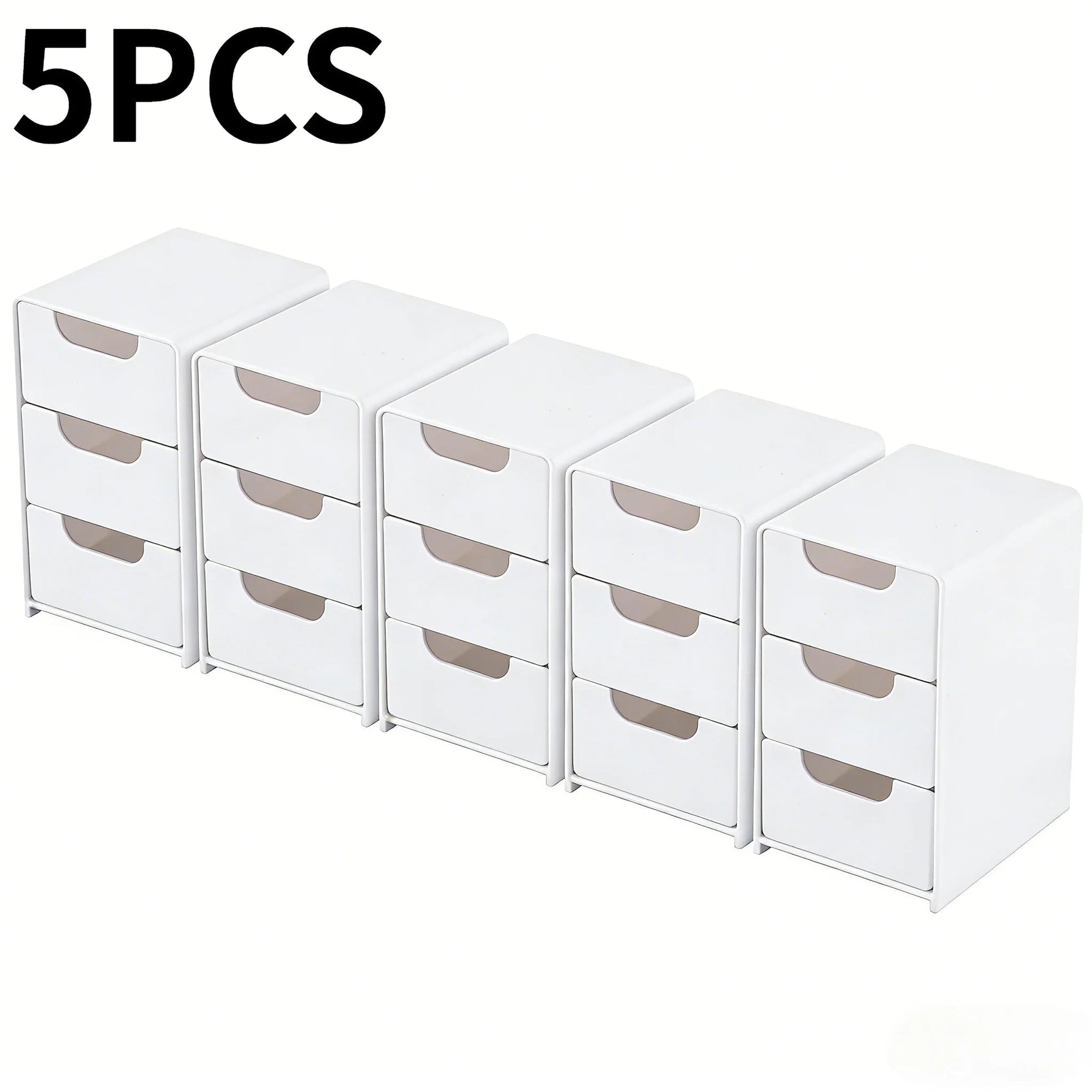 NovaFlex Drei-Stufiger Drawer-Style Aufbewahrungsbox Desktop Organizer Kosmetik Schmuck Büro Snacks - Platzsparend - flohmarkt-deutschland.shop