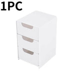 NovaFlex Drei-Stufiger Drawer-Style Aufbewahrungsbox Desktop Organizer Kosmetik Schmuck Büro Snacks - Platzsparend - flohmarkt-deutschland.shop