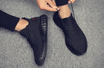 NovaStride Herren Sommer Atmungsaktive Flyknit Laufschuhe - Leicht, Atmungsaktiv Und Stilvoll Für Training Und Alltag - flohmarkt-deutschland.shop