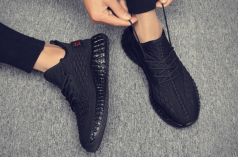 NovaStride Herren Sommer Atmungsaktive Flyknit Laufschuhe - Leicht, Atmungsaktiv Und Stilvoll Für Training Und Alltag - flohmarkt-deutschland.shop