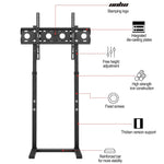 NovaTec Höhenverstellbarer TV Fußständer Für 32 Bis 65 Zoll LED LCD Fernseher - Tragkraft Bis 40 Kg - flohmarkt-deutschland.shop