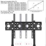NovaTec Höhenverstellbarer TV Fußständer Für 32 Bis 65 Zoll LED LCD Fernseher - Tragkraft Bis 40 Kg - flohmarkt-deutschland.shop