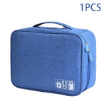 NovaTech Reise Kabeltasche - Wasserdicht Und Tragbar Für USB Datenkabel Ladegerät Elektronik Zubehör - flohmarkt-deutschland.shop