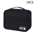 NovaTech Reise Kabeltasche - Wasserdicht Und Tragbar Für USB Datenkabel Ladegerät Elektronik Zubehör - flohmarkt-deutschland.shop