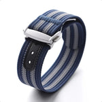 Nylon-Canvas-Armbänder für Tudor für Rolex 20 mm Faltschließe, gerippte Nylon-Armbänder, universeller Sport-Armbandgürtel für Herren und Damen - flohmarkt-deutschland.shop