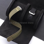 Nylon-Canvas-Armbänder für Tudor für Rolex 20 mm Faltschließe, gerippte Nylon-Armbänder, universeller Sport-Armbandgürtel für Herren und Damen - flohmarkt-deutschland.shop