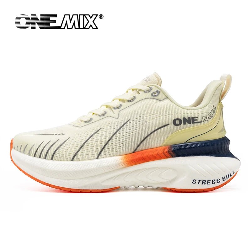 ONEMIX White Road Running Shoes for Men Air Cushion Outdoor Sport Shoes Male Trainers Summer Jogging Shoes Women Footwear - flohmarkt-deutschland.shop
