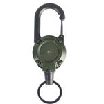 Outdoor Retractable Key Chain Mountaineering Buckle Key Chain Anti-loss Anti-theft High Rebound Easy To Pull - flohmarkt-deutschland.shop