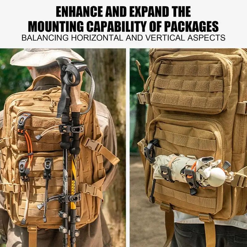 Outdoor-Rucksack mit Expansionsschnalle & Seilclip - flohmarkt-deutschland.shop