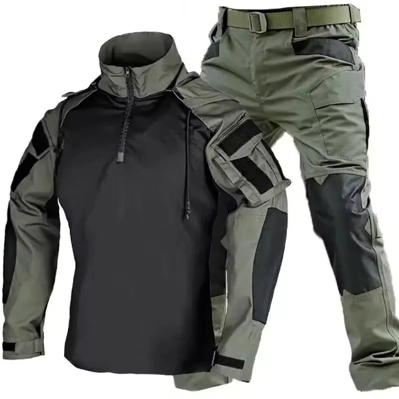 Outdoor Uniform Taktische Anzüge Tragen Beständig T-Shirt Kapuze Hosen Männer Kleidung Kampf Shirts Airsoft Paintball Jagd Kleidung - flohmarkt-deutschland.shop