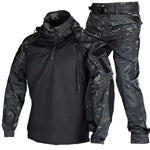 Outdoor Uniform Taktische Anzüge Tragen Beständig T-Shirt Kapuze Hosen Männer Kleidung Kampf Shirts Airsoft Paintball Jagd Kleidung - flohmarkt-deutschland.shop