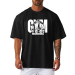 Oversized Loose Men's Casual Sport T-Shirt Gym Bodybuilding Fitness Short Sleeve Shirt Summer Mesh Quick Dry Breathable Clothing - flohmarkt-deutschland.shop