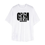 Oversized Loose Men's Casual Sport T-Shirt Gym Bodybuilding Fitness Short Sleeve Shirt Summer Mesh Quick Dry Breathable Clothing - flohmarkt-deutschland.shop