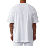Oversized Loose Men's Casual Sport T-Shirt Gym Bodybuilding Fitness Short Sleeve Shirt Summer Mesh Quick Dry Breathable Clothing - flohmarkt-deutschland.shop