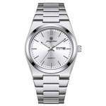 PAAZOMU Luxus Sport Quarz Mann Armbanduhr Wasserdicht Leucht Datum Woche Männer Uhren Edelstahl herren Uhr Männlich Reloj + box - flohmarkt-deutschland.shop