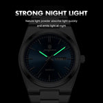 PAAZOMU Luxus Sport Quarz Mann Armbanduhr Wasserdicht Leucht Datum Woche Männer Uhren Edelstahl herren Uhr Männlich Reloj + box - flohmarkt-deutschland.shop