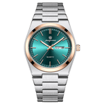 PAAZOMU Luxus Sport Quarz Mann Armbanduhr Wasserdicht Leucht Datum Woche Männer Uhren Edelstahl herren Uhr Männlich Reloj + box - flohmarkt-deutschland.shop