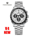 PAGANI DESIGN 2026 New Moon Herrenuhren, Luxus-Quarzuhr für Herren, VK63, Chronograph, AR-Saphirspiegel, Keramiklünette, leuchtend - flohmarkt-deutschland.shop