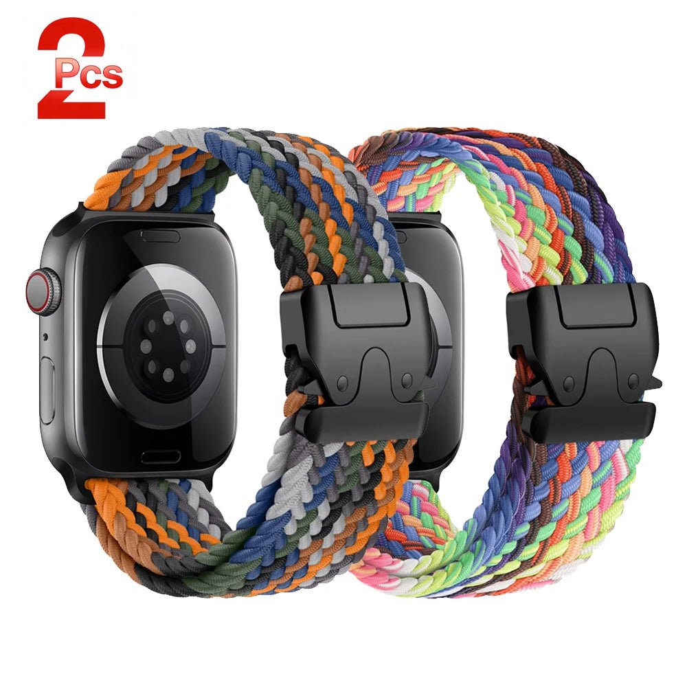 Parachute Straps for Apple watch 11 10 Band 46mm 42mm 45mm Ultra 3 49mm 44mm 41 Braided bracelet correa iWatch Series 9 8 SE 6 7 - flohmarkt-deutschland.shop