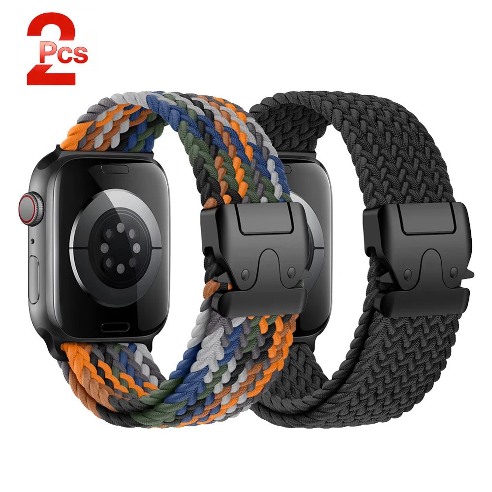 Parachute Straps for Apple watch 11 10 Band 46mm 42mm 45mm Ultra 3 49mm 44mm 41 Braided bracelet correa iWatch Series 9 8 SE 6 7 - flohmarkt-deutschland.shop