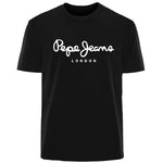 Pepe Jeans London women's logo short-sleeve T-shirt, luxury brand women's wear, Y2K top, gender-neutral street style - flohmarkt-deutschland.shop