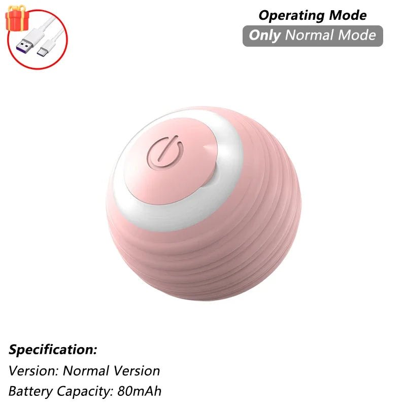 PetTech Interaktives Ballspielzeug Katze Hund - Automatischer Rollender Ball Mit Schwanz Nachahmung Und Wiederaufladbar - flohmarkt-deutschland.shop