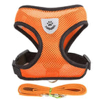 PfotenGlück Verstellbares Katzen Hund Geschirr Weste Mesh - Bequem Und Sicher Für Kleine Bis Mittelgroße Haustiere - flohmarkt-deutschland.shop