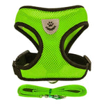 PfotenGlück Verstellbares Katzen Hund Geschirr Weste Mesh - Bequem Und Sicher Für Kleine Bis Mittelgroße Haustiere - flohmarkt-deutschland.shop