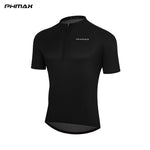 PHMAX Loose Casual Cycling Jersey Half Zip Quick Dry Breathable MTB Road Bike Jersey Outdoor Sports Cycling Shirt with 3 Pockets - flohmarkt-deutschland.shop