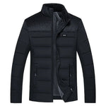 Plüsch Parka Herren – verdickt, warm, Reißverschluss, Winter - flohmarkt-deutschland.shop