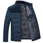 Plüsch Parka Herren – verdickt, warm, Reißverschluss, Winter - flohmarkt-deutschland.shop