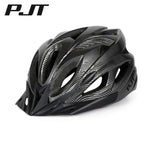 PMT Lightweight Cycling Helmet Comfort Lining Hollow Riding Safety Head Protection Bicycle MTB Helmet Carbon Pattern Bike Helmet - flohmarkt-deutschland.shop