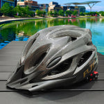 PMT Lightweight Cycling Helmet Comfort Lining Hollow Riding Safety Head Protection Bicycle MTB Helmet Carbon Pattern Bike Helmet - flohmarkt-deutschland.shop