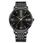 POEDAGAR Herrenuhr Luxus Sport – Edelstahl, Datum, Leuchtend, Wasserdicht, Quarz - flohmarkt-deutschland.shop