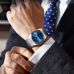 POEDAGAR Luxus Herrenuhr – Edelstahl, Leuchtend, Datum, Woche, Quarz - flohmarkt-deutschland.shop