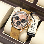 POEDAGAR Luxus Mann Uhr Quarz Wasserdicht Leucht Datum Chronograph Leder Männer Armbanduhr Militär Sport herren Uhren Reloj - flohmarkt-deutschland.shop