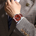 POEDAGAR Luxus Mode Mann Uhr Leuchtende Wasserdichte Datum Sport Uhren Für Männer Nylon Leder Quarz Business herren Uhr Reloj - flohmarkt-deutschland.shop