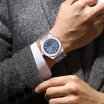 POEDAGAR Original Luxury Man Watch Date Luminous Waterproof Stainless Steel Men Wristwatch Fashion Business Quartz Men's Watches - flohmarkt-deutschland.shop