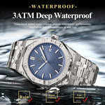 POEDAGAR Original Luxury Man Watch Date Luminous Waterproof Stainless Steel Men Wristwatch Fashion Business Quartz Men's Watches - flohmarkt-deutschland.shop
