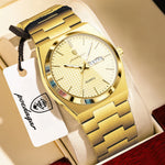 POEDAGAR Top Business Man Watch Luminous Waterproof Stainless Steel Men Wristwatch Date Week Quartz Fashion Casual Men's Watches - flohmarkt-deutschland.shop