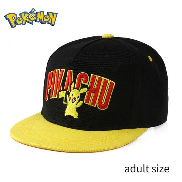 Pokemon Pikachu Baseball Cap Anime Cartoon Figure Cosplay Hat Adjustable Women Men Kids Sports Hip Hop Caps Toys Birthday Gift - flohmarkt-deutschland.shop