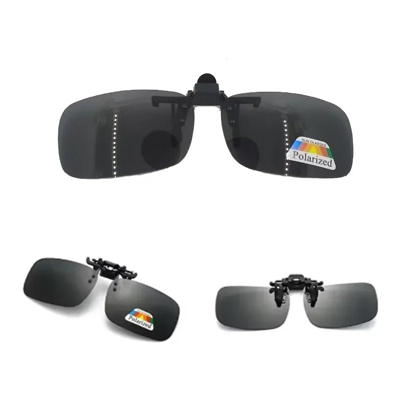 Polarized Sunglasses Clips Glasses Clip Driving Night Vision Eyeglasses UV400 Outdoor Shades High Definition Sun Glasses Clips - flohmarkt-deutschland.shop