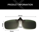 Polarized Sunglasses Clips Glasses Clip Driving Night Vision Eyeglasses UV400 Outdoor Shades High Definition Sun Glasses Clips - flohmarkt-deutschland.shop