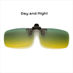 Polarized Sunglasses Clips Glasses Clip Driving Night Vision Eyeglasses UV400 Outdoor Shades High Definition Sun Glasses Clips - flohmarkt-deutschland.shop