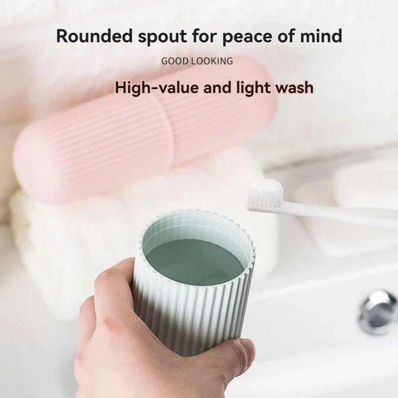 Portable Toothpaste Toothbrush Protect Holder Case Travel Camping Storage Box Protect Toothbrush Toothpaste from Dirt and Damage - flohmarkt-deutschland.shop