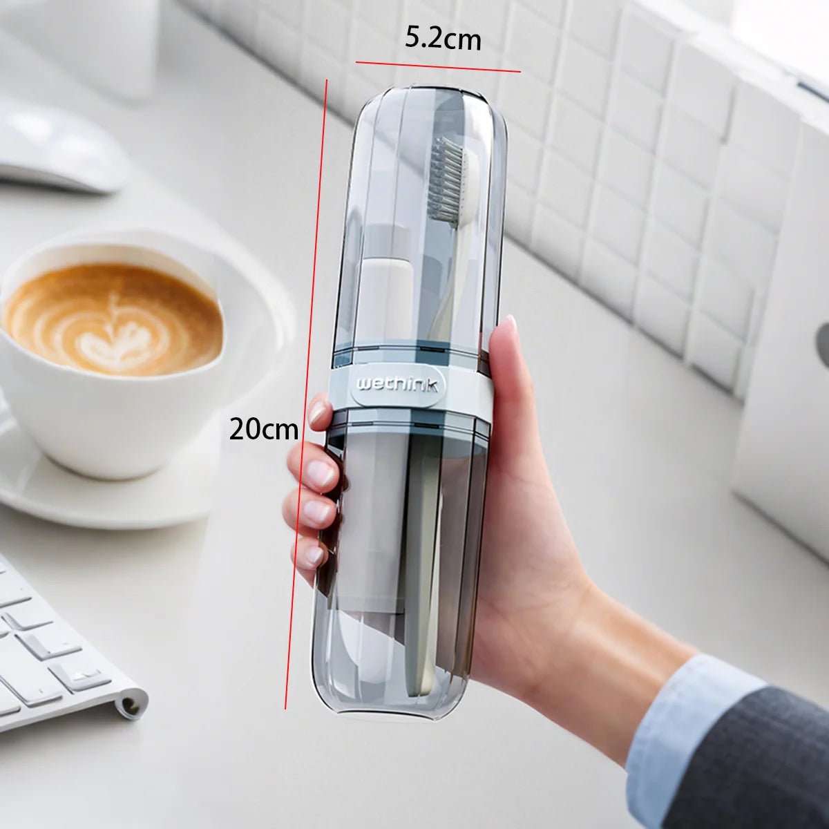 Portable Toothpaste Toothbrush Protect Holder Case Travel Camping Storage Box Protect Toothbrush Toothpaste from Dirt and Damage - flohmarkt-deutschland.shop