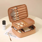 Professioneller Make-up-Organizer, tragbare Tasche aus Oxford-Stoff mit mehreren Fächern für Reisen, geräumiger Hand-Organizer - flohmarkt-deutschland.shop