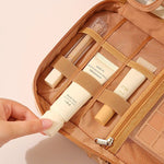 Professioneller Make-up-Organizer, tragbare Tasche aus Oxford-Stoff mit mehreren Fächern für Reisen, geräumiger Hand-Organizer - flohmarkt-deutschland.shop