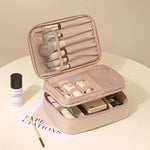 Professioneller Make-up-Organizer, tragbare Tasche aus Oxford-Stoff mit mehreren Fächern für Reisen, geräumiger Hand-Organizer - flohmarkt-deutschland.shop